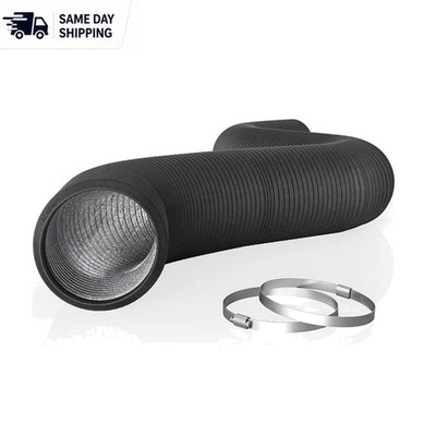 25ft Aluminum Ducting - 6-Inch Diameter, Four-Layer Protection for Versatile Use