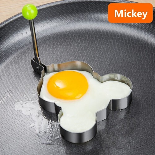Nuovo stampo frittata stampo frittella uova fritte acciaio inox 5 stili utensili cucina - Foto 4 di 20