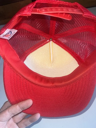 Vtg 87' St. Louis Cardinals Minnesota Twins MLB Baseball World Series Red Hat - Picture 8 of 8