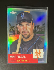 2022 Topps Chrome Platinum Anniversary SILVER REFRACTOR Mike Piazza NY