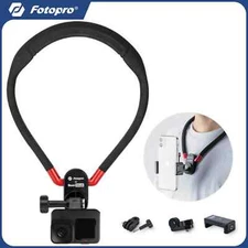 Fotopro GP-03 POV ,Flexible Neck Selfie Holder with Clip ,for GoPro/ iPhone