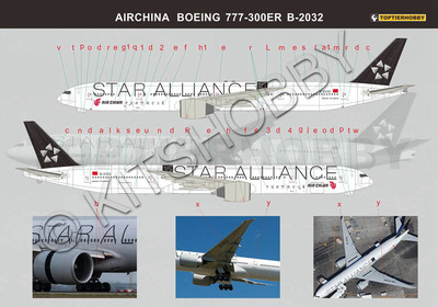 TOPTIERHOBBY 1/200 Boeing 777-300ER - Air China (Star Alliance