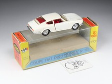 Norev 1/43 Fiat Dino 2000 Coupé Blanche – Miniature De Collection En Zamac
