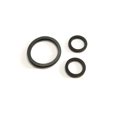 3 x Idler Tire Zwischenradgummi für RFT R-4000 R-4100 R-4200 DDR Radio Recorder