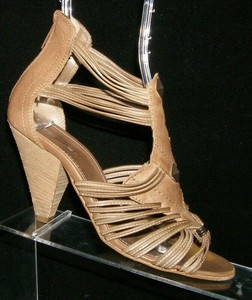 aldo brown leather sandals
