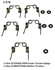 CoFast® 5 Feeder Springs Rubber Washers combo Aftermarket MAX CN70 CN55 CN80 