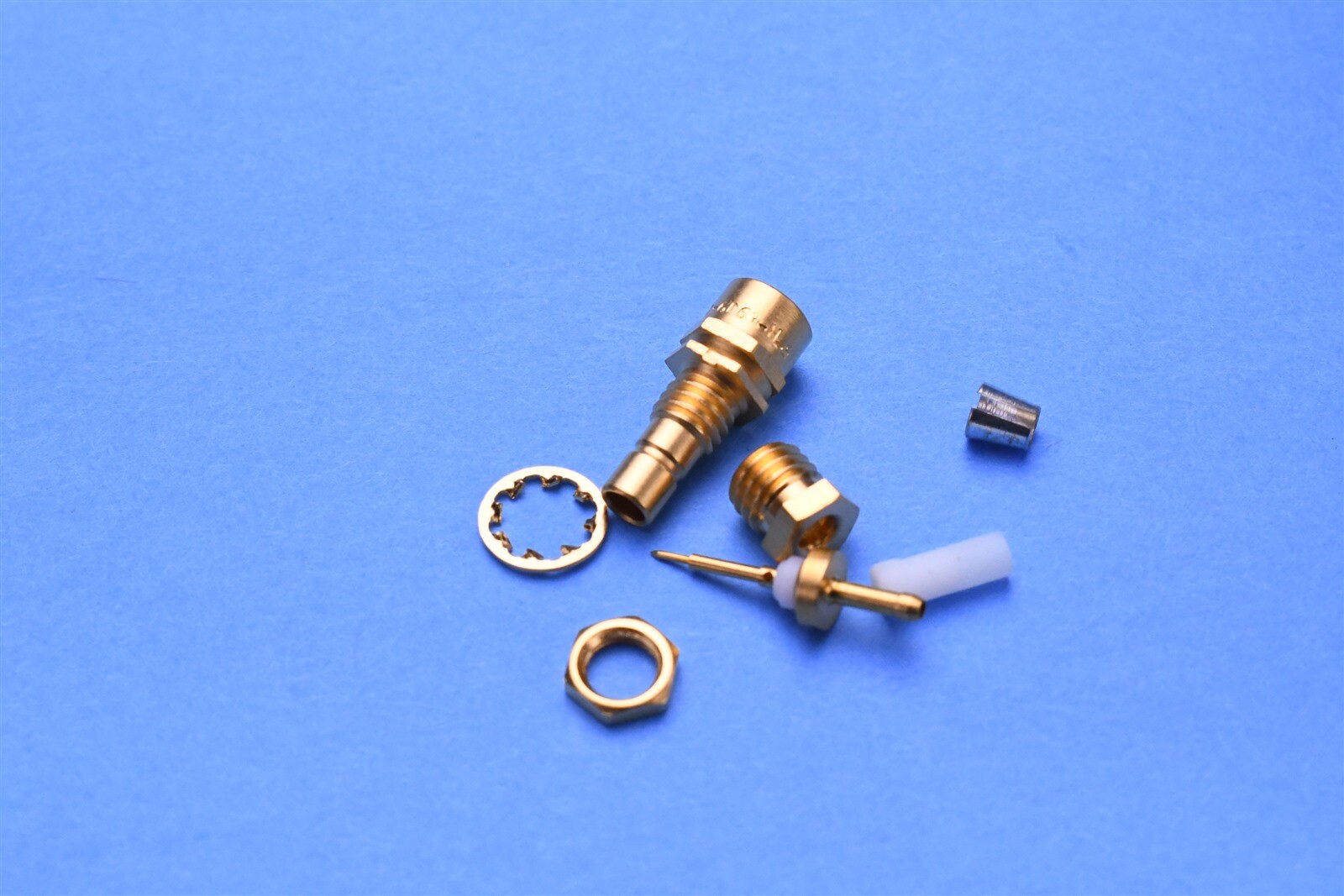 (2) Automatic Connector SMB Bulkhead RF Microwave Jack Part SMD