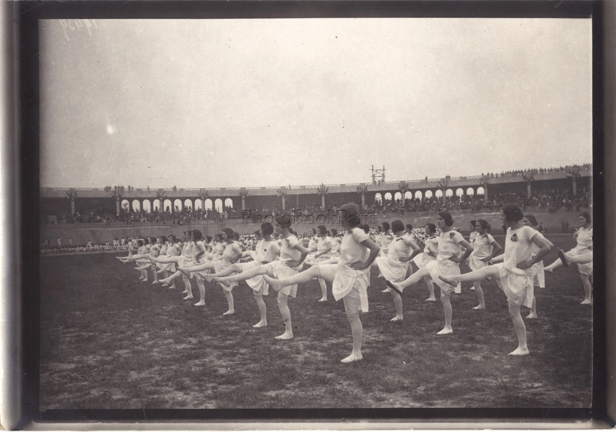 Lyon 1926 Fêtes de la Jeunesse Gymnastique Sport France Photo n12