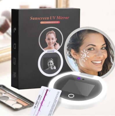 Sunscreen Testing Mirror with UV Camera for Sun Skin Care