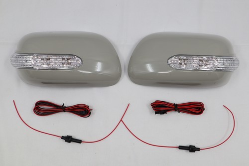 Side Mirror Cover W/LED Turning Light For~98-2005~IS300 IS200 ALTEZZA Unpainted - Picture 3 of 4