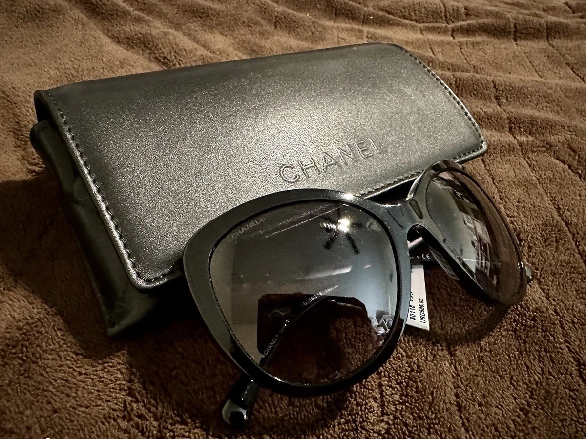 Chanel sunglasses with pearl on the side new with tags