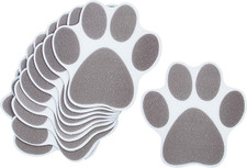 , 10 Pack Adhesive Paw Print Bath Treads Non Slip Bathtub Stickers Strong Appliq