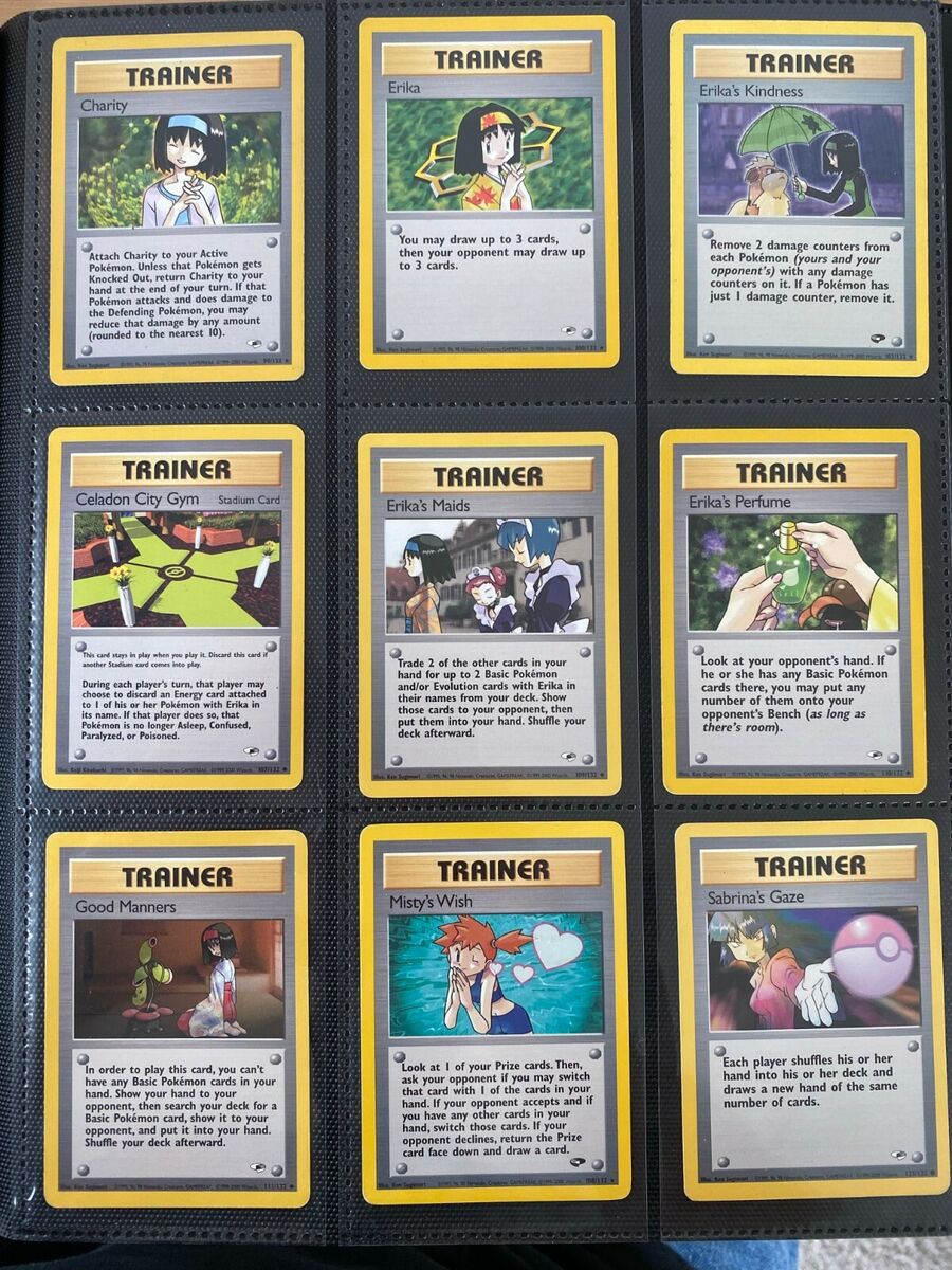 Pokemon TCG Gym Heroes 2000 All Erika cards Complete | eBay Pokemon TCG Gym Heroes 2000 All Erika cards Complete | eBay