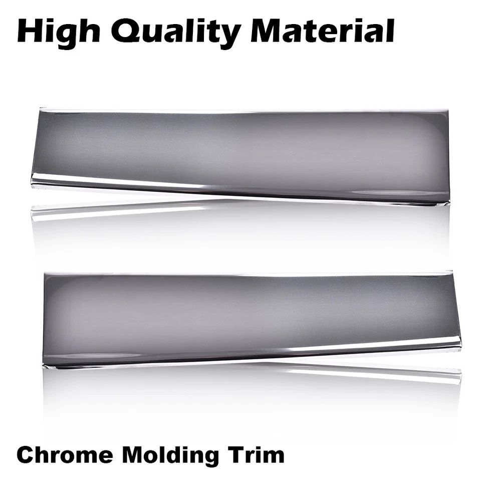 Fit For 81-88 Cutlass Supreme Front Lower Fender Chrome Molding Trim Left&Right - Imagem 2 de 4