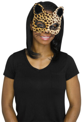 Cat Masks With Tattoos Cheetah - Fun World