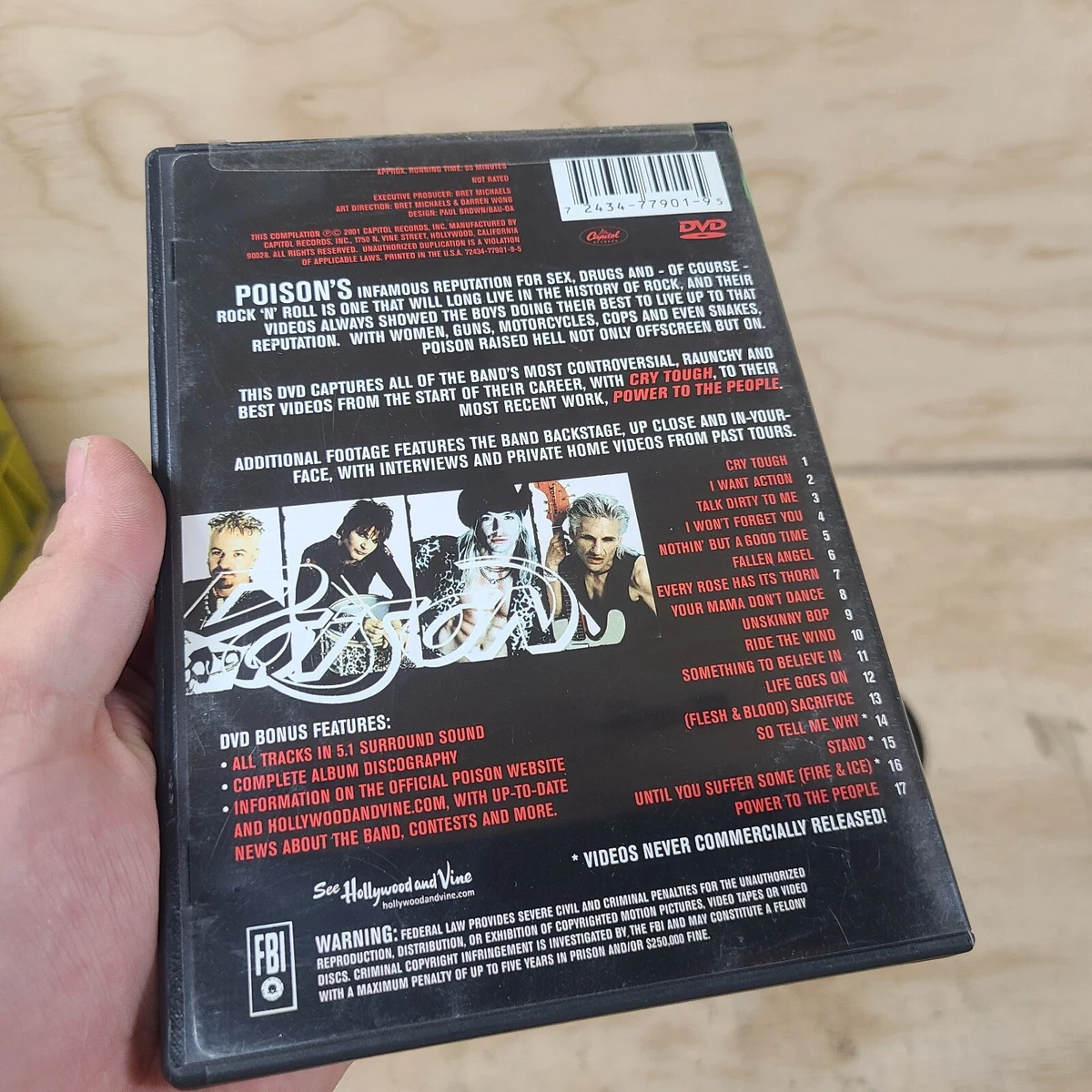 Poison - Greatest Video Hits DVD - Tested 724347790195 | eBay