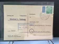 German 1956 Regensburg  stamp post card  R31599