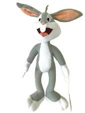 Looney Tunes Bugs Bunny Plush Toy 10 inch tall NWT