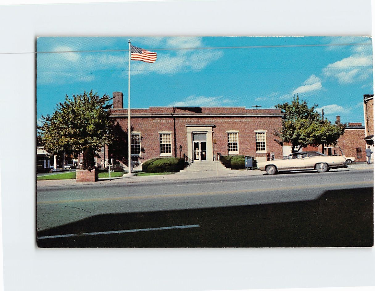 Postcard Post Office Upper Sandusky Ohio USA eBay