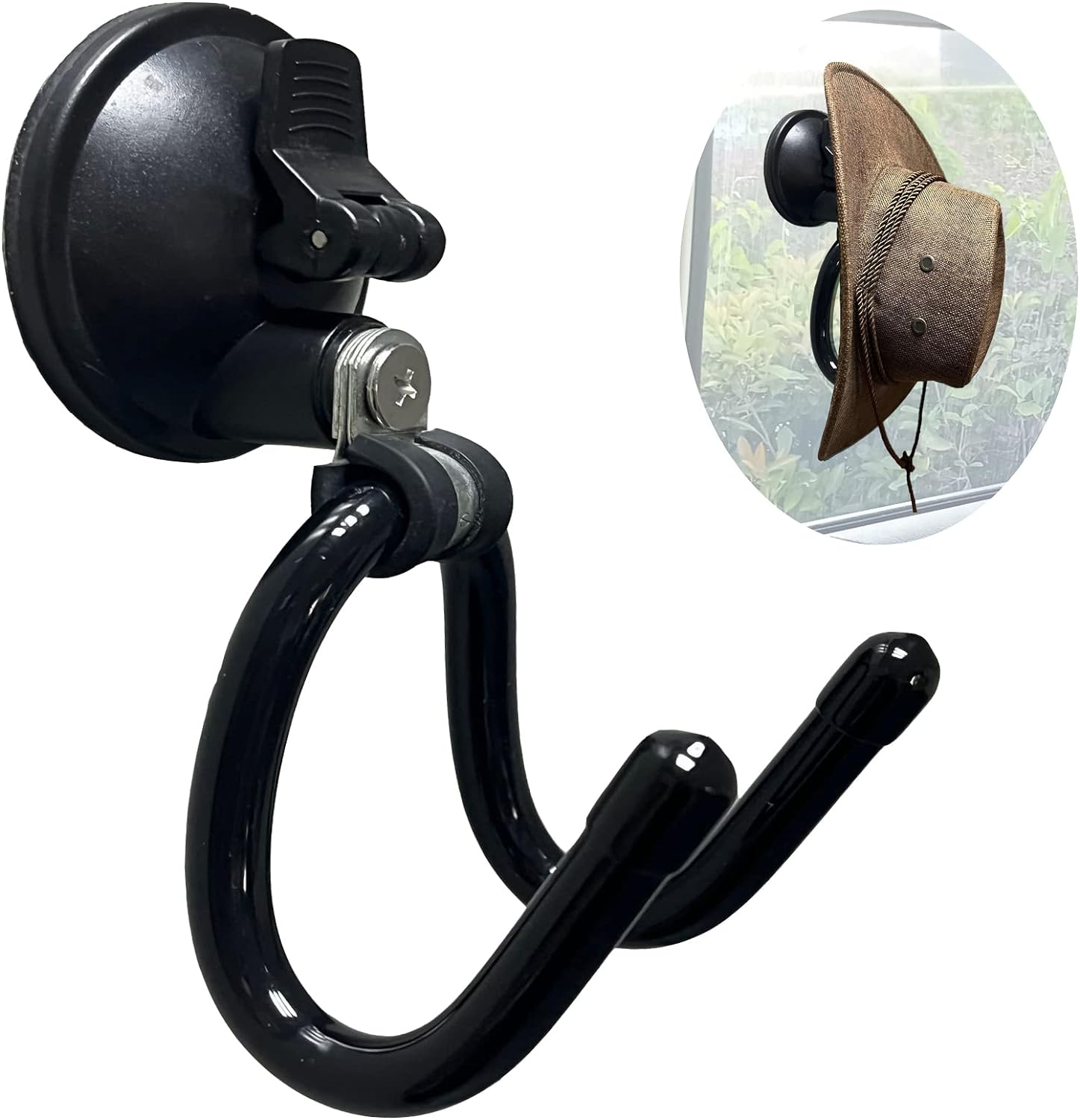 Acrylic Suction Cup Hat Rack for Car Truck No Drill Hat Holder-image