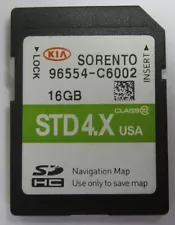 NEW UPDATE KIA SORENTO 2015-2017 GPS USA Map  SD Navigation Card 96554-c6002