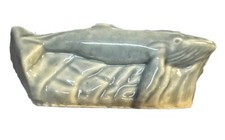 Wade Whimsies Humpback Whale Red Rose Tea Figurine Endangered Series Gray