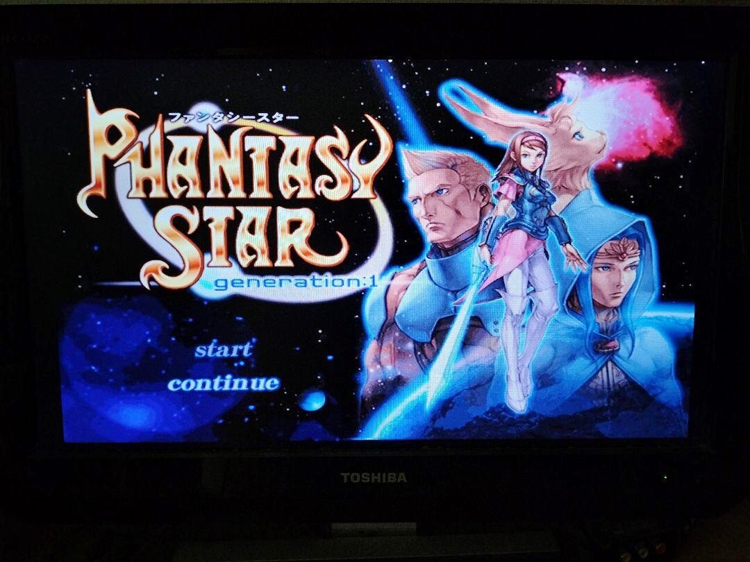 PHANTASY STAR Generation 1 PS2 Sega Ages 2500 NTSC-J RPG Japan