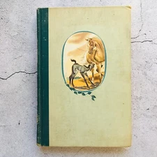 Black Beauty Autobiography of a Horse Hardcover Book by Anna Sewell 1945