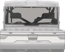 Rear Full Windshield Smoke Grey for 2017-2025 Polaris Ranger XP 1000/Crew/XP 900