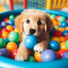 Digital Image Picture Photo Pic Wallpaper Background Cat AI ART Puppy Ball Pool