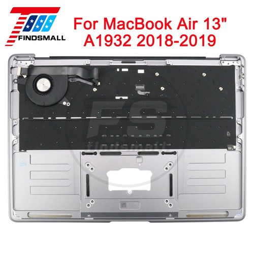 New Top case + Keyboard Palmrest Space Gray For MacBook Air 13" A1932 2018 2019 - Picture 2 of 5
