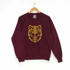 Wolf  SWEATER SWEATSHIRT JUMPER  Hipster Clothing