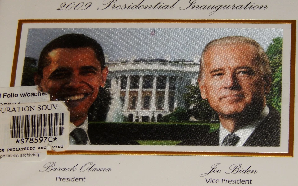 Vintage Event Cover, 2009 UNITED STATES,OBAMA BIDEN INAUGURATION DAY, Souvenir - Image 3 of 4