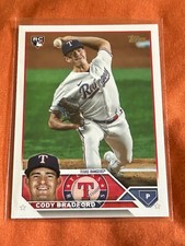 1024-4 2023 Topps Update RC Cody Bradford Texas Rangers