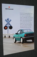 1992 Chevy Cavalier Coupe Original Dealer Information Advertisement Print Ad 91 1992 Chevy Cavalier Coupe Original Dealer Information Advertisement Print Ad 91