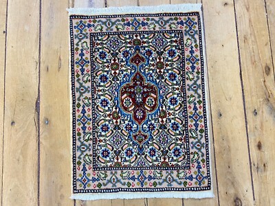   Handgeknüpfter Orientteppich Moud   Auto Fußmatten( 60 X 40 CM)   Neu Top