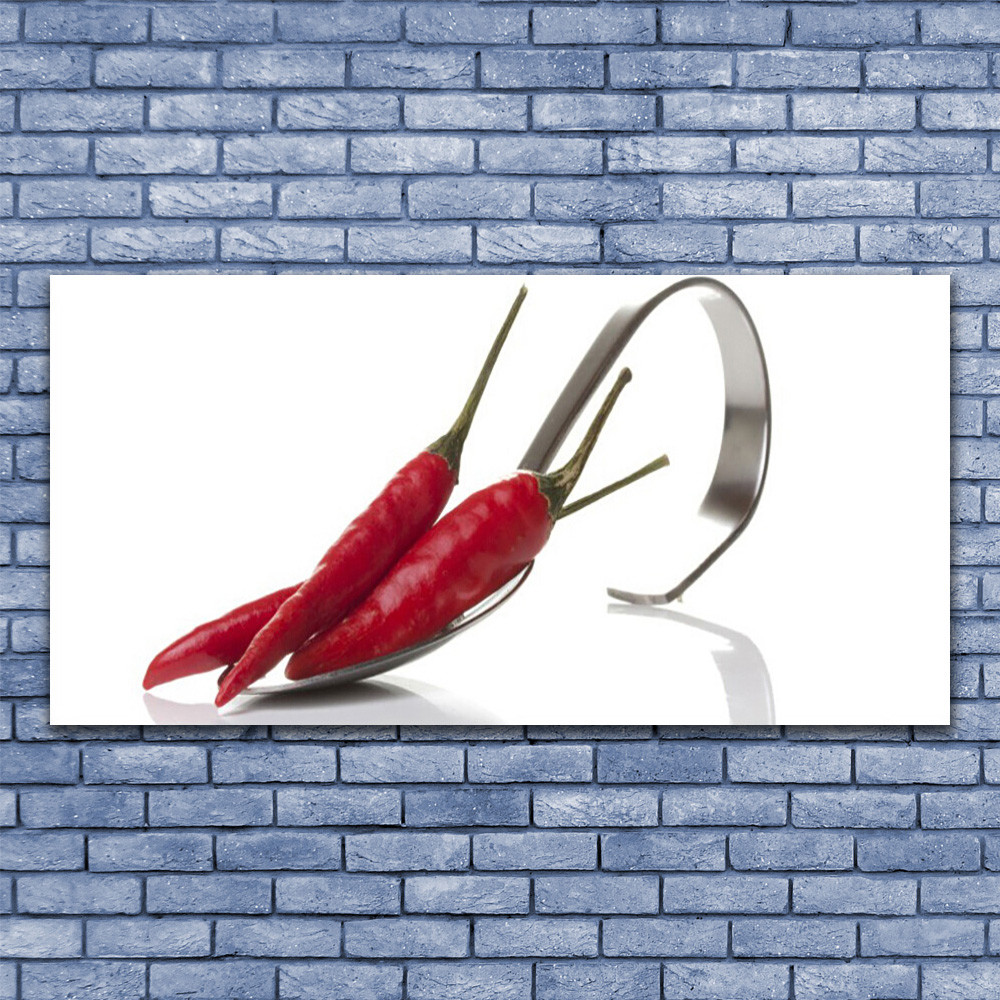 Tableau cuisine 140x70 en verre trempé pour raviver un mur blanc