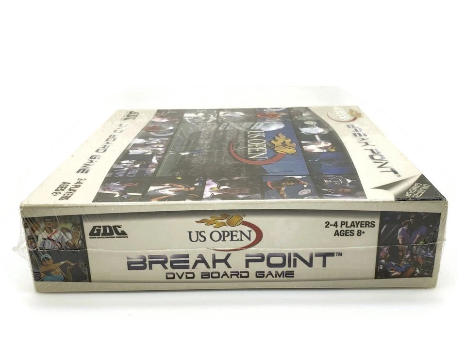 US Open Break Point DVD Board Game New Sealed Tennis 2008 Sealed Toy - Image 3 of 4