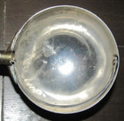 Ice Cream Scoop Dipper Dairy Fresh 10" Vintage Brass & Steel Squeeze Handle — photo 2