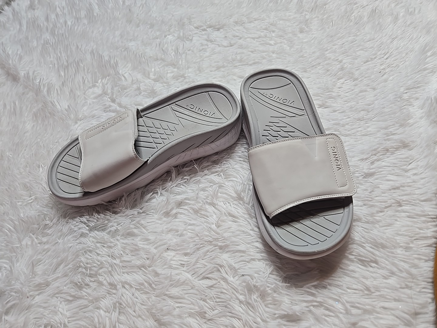 Vionic Rejuvenate Gray Adjustable Slide Sandals S… - image 2