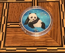 China silver panda 10yuan 2015 COLORIZED 1oz SILVER PROOF s10y