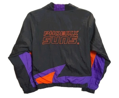 VNTG 90s Phoenix Suns Windbreaker Jacket Youth M 10/12 First Pick