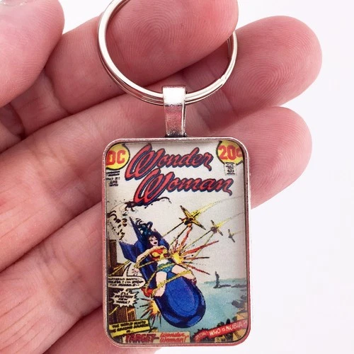 Vintage Wonder Woman Issue #205 Comic Book March 1973 Keychain or Necklace