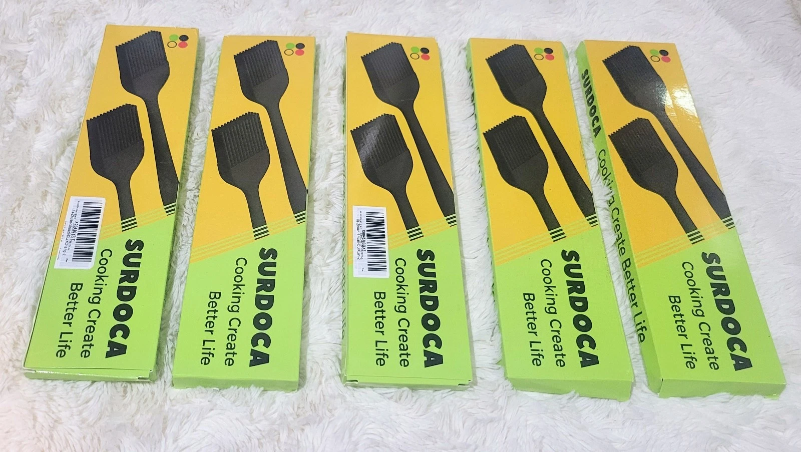 (5) Silicone Pastry Basting Brush Set 2 Pieces Heat Resistant for Baking 📌
Opens in a new window or