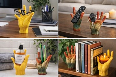 3D Printed Hand Sculpture   Realistic Plastic Hand Model   Decorative Art  