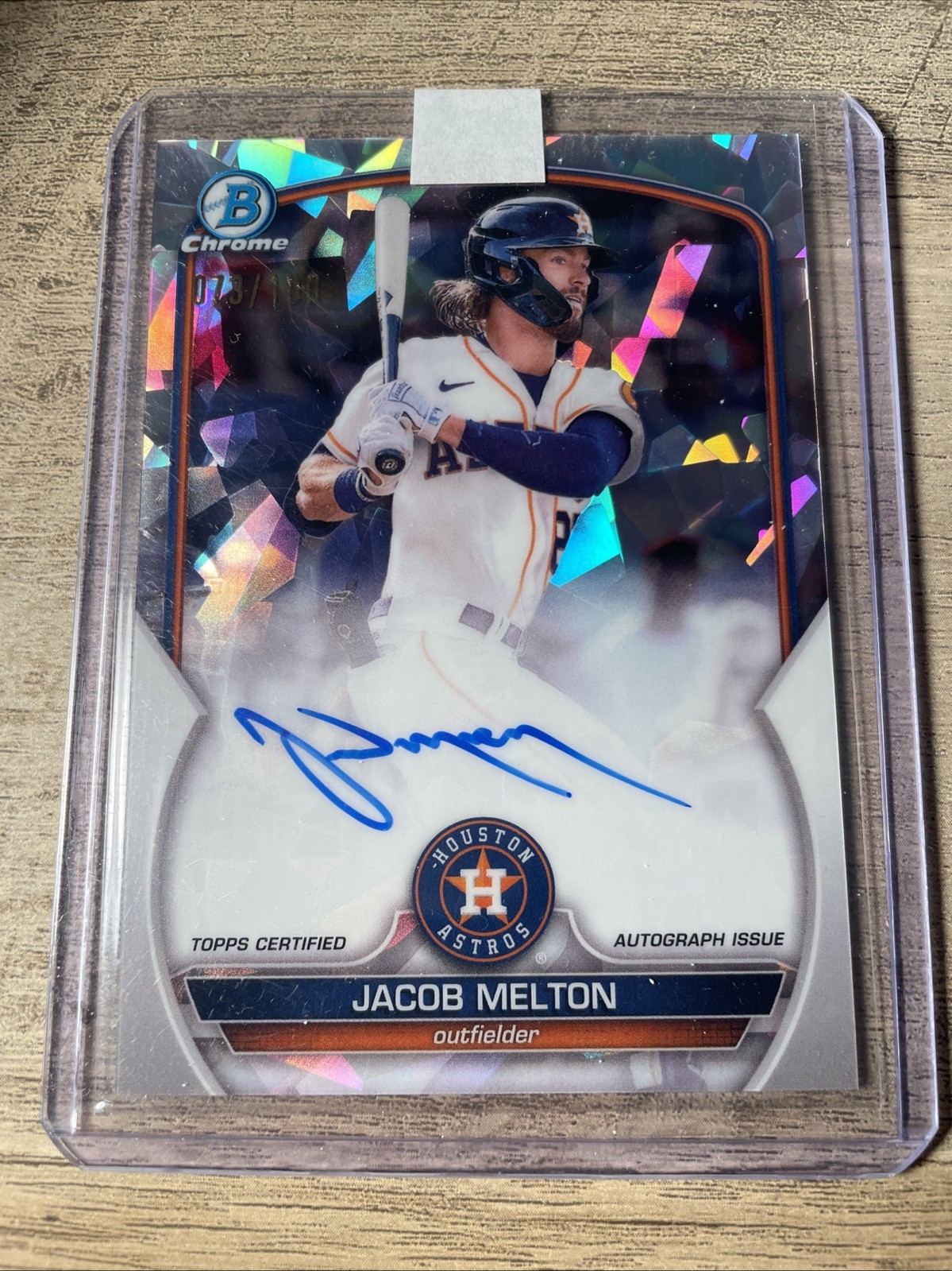 2023 Bowman Chrome Jacob Melton #CPA-JML ATOMIC AUTO /100