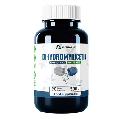 ALZURO LABS Dihydromyricetin (DHM) 98% equivalent 50000mg 90 Capsules Hangover Support