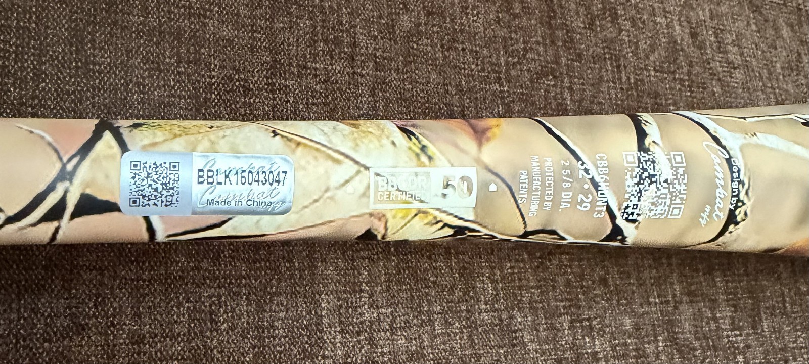 COMBAT MFG Outdoor "HUNTER" SPEC-A1 BBCOR Bat 32"/29oz NEW WITH BOX thumbnail 4