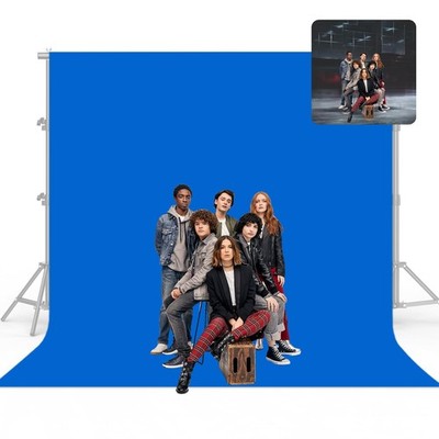 10x20Ft Blue Chromakey Backdrop for Photography, Blue Screen for Product Port...