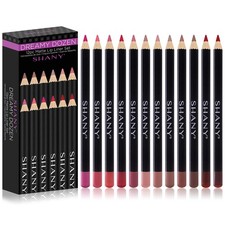 12 Pack Matte Lip Liner Pencil Set Long Lasting Vegan Makeup